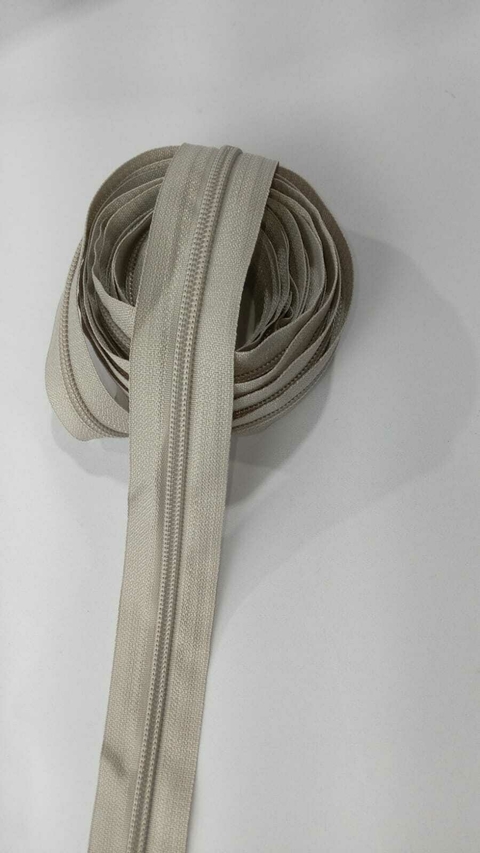 ZIPER NUMERO 5/ PACOTE COM 5 METROS -CINZA CLARO - comprar online