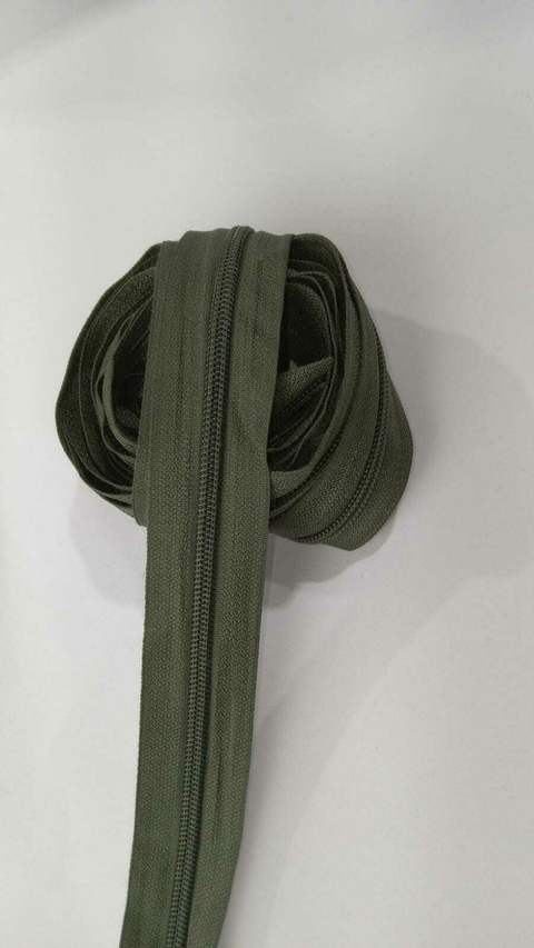 ZIPER NUMERO 5/ PACOTE COM 5 METROS -VERDE MILITAR - comprar online