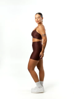 Conjunto Shorts Alta Compressão Espresso - comprar online