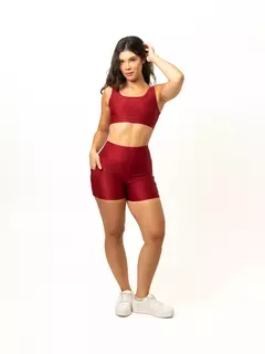 Shorts c/ Bolso + Top Anna - Compressão
