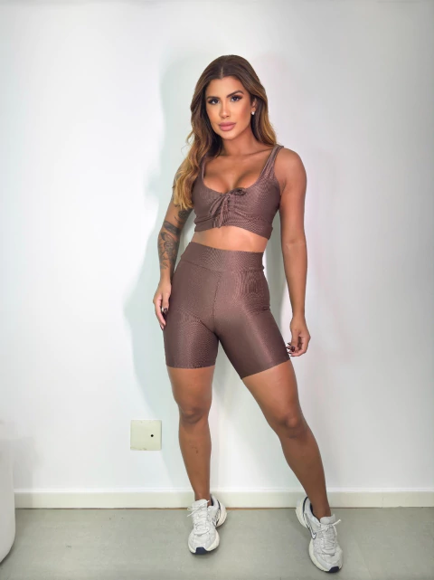 Conjunto Shorts Bolso + Top Glow