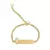 PULSEIRA INFANTIL PLAQUINHA PERSONALIZÁVEL MENINO - BANHADO A OURO 18K - comprar online