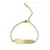 PULSEIRA INFANTIL PLAQUINHA PERSONALIZÁVEL MENINA - BANHADO A OURO 18K - comprar online