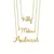 COLAR PERSONALIZADO COM NOME (LETRA CURSIVA) - BANHADO A OURO 18K - comprar online