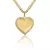 PINGENTE PERSONALIZÁVEL MOLDURA CORAÇÃO CRAVEJADO - BANHADO A OURO 18K - comprar online