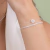 PULSEIRA PRATA RIVIERA 4MM , 17CM+5CM DE EXTENSOR na internet