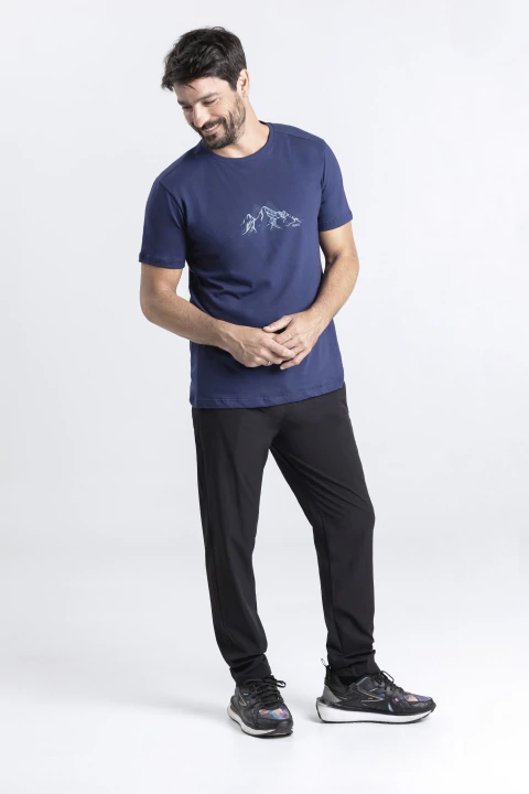Remera algodón Recovery con estampa Mountain - comprar online