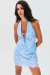 Vestido renda baby blue - comprar online