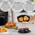 Pack X2 Molde Dividido Silicona Air Fryer 2 Compartimientos - Urban Home