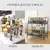 Organizador Pequeño Multiuso Escritorio Cocina Baño Metálico - Urban Home