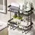 Mueble Pequeño Organizador Sobre Inodoro Baño 2 estantes Rack