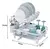 Secaplatos Escurridor Vajilla Pequeño Chico Blanco Cocina - Urban Home