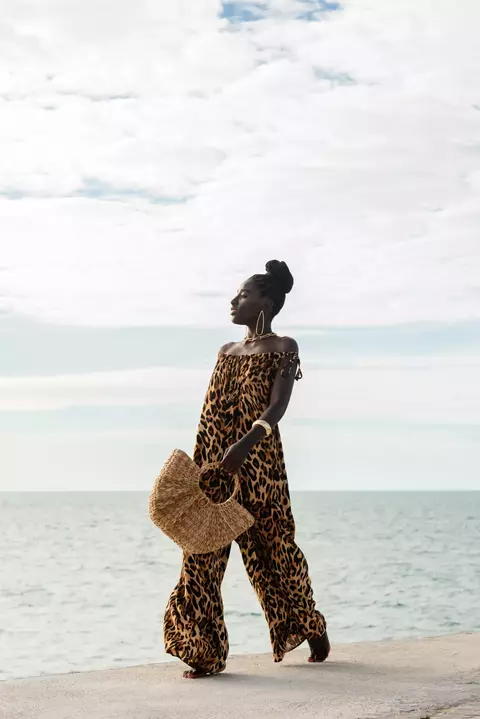 macacão bitupitá animal print