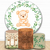 Kit Painel + 3 Capas de Cilindros Ursinho - comprar online