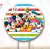Tela Para Painel Redonda 150 Diam Turma do Mickey - comprar online