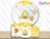 Kit Painel + 3 Capas de Cilindros Abelhinha - comprar online