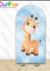 Tela com Curvatura 200 X 100 Girafa com Borda* - comprar online