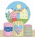 Kit Painel + 3 Capas para Cilindros Peppa Pig - comprar online