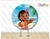 Tela Para Painel Redonda Moana - comprar online