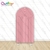 Tela com Curvatura 2,00 x 1,00M Ripada Rose com Borda* - comprar online