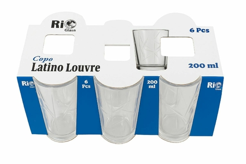 2 (dois) Conjunto de Copos Latino Louvre – 200 ml
