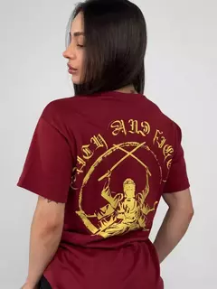 T-Shirt FF Suedini - Bordô - FAITH AND FIGHT