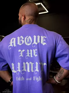 Camiseta Premium Oversized - Above the limit - FAITH AND FIGHT