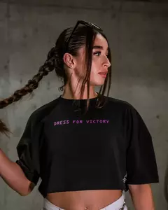 Imagem do Cropped Oversized Premium - Preto/Lilás