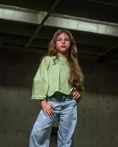 Cropped Oversized Premium - Verde - loja online