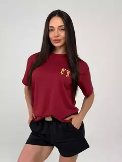 T-Shirt FF Suedini - Bordô na internet