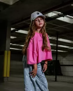 Cropped Oversized Premium - Rosa/Lilás - comprar online