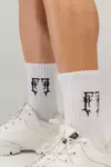 Meias Esportiva Cano Médio - Branca/Preta ou Preta/Branca - comprar online