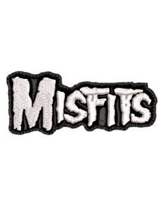 Parche Bordado Misfits Letras Negro y Blanco - comprar online