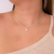 Choker Ponto Luz Coração Zircônia - comprar online