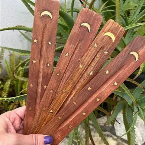 Incensário Madeira Canaleta