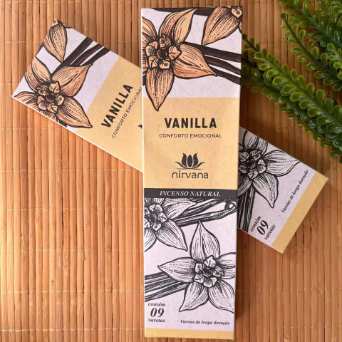 Incenso Natural Nirvana – Vanilla (Baunilha)