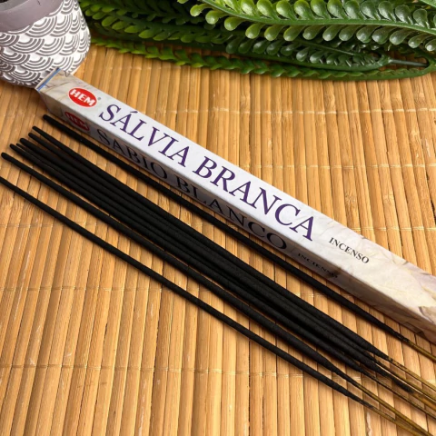 Incenso Hem Sálvia Branca