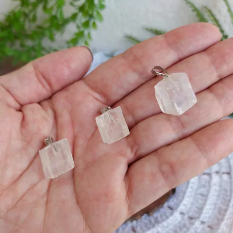 Pingente de Calcita Ótica - Sintonia a Realização