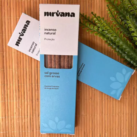 Incenso Natural Nirvana – Sal Grosso com Ervas