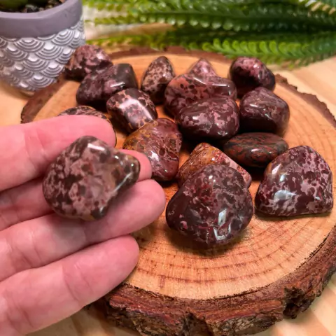 Jaspe Leopardo ou Leopardita - 3,0 a 3,5 cm