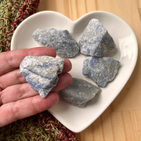 Quartzo Azul Bruto - 20 a 40 g