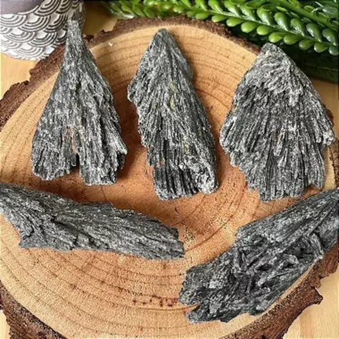 Cianita Preta - Vassoura de Bruxa - G