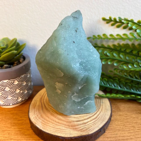 Quartzo Verde Bruto 314g - Peça Única