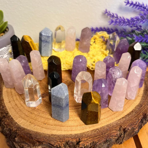 Kit Mini Ponta de Pedra Natural