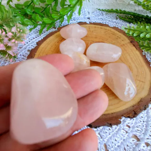 Quartzo Rosa - 3,5 a 4,0 cm