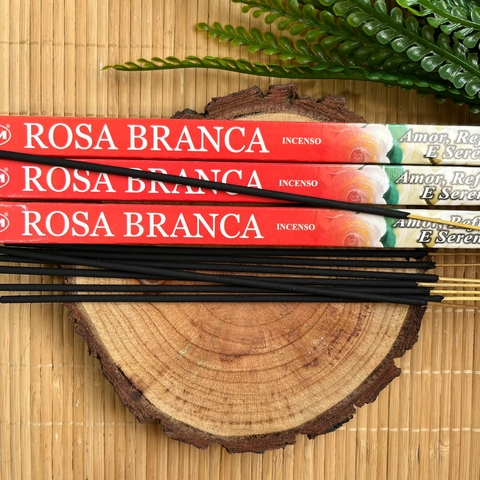 Incenso Rosa Branca - Hem