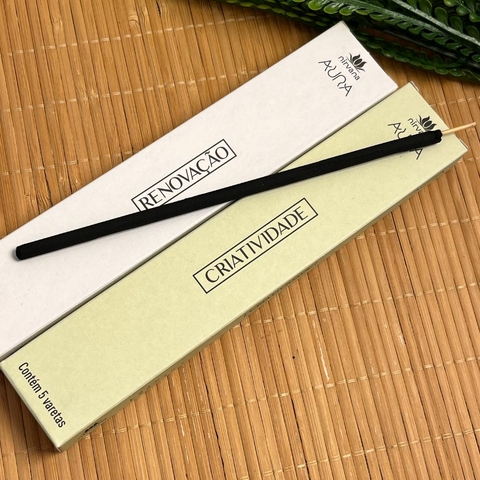 Kit Incenso Natural Nirvana Aura - Renovação e Criatividade