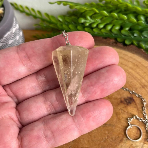 Pêndulo de Citrino Natural - comprar online