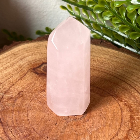 Ponta de Quartzo Rosa - 4,5 a 5,0 cm - comprar online