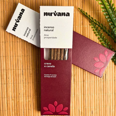 Incenso Natural Nirvana – Cravo e Canela